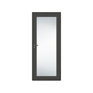 Line Helt Glass Sort